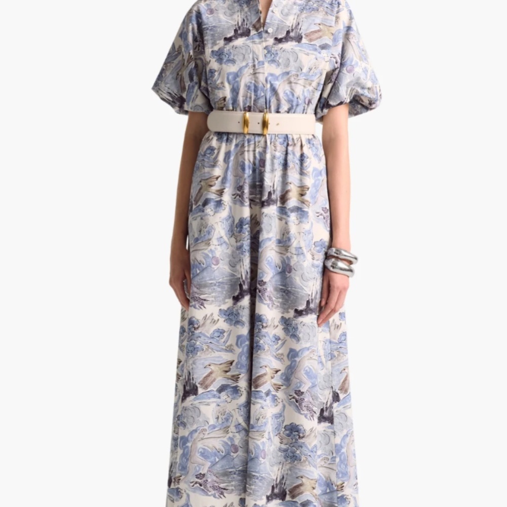 🤩ALTUZARRA PAULINA DRESS Berry Blue Mythical🤩 - Picture 2 of 6